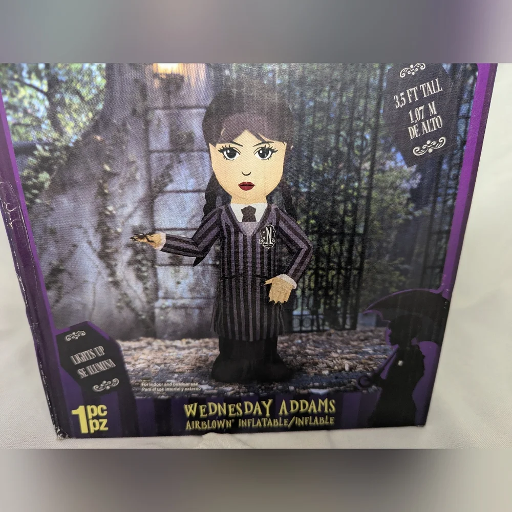 Wednesday Addams Airblown Inflatable 3.5 Ft Tall - NEW
